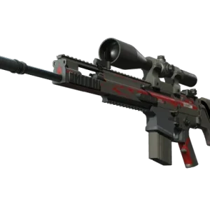 SCAR-20 | Crimson Web (Battle-Scarred)