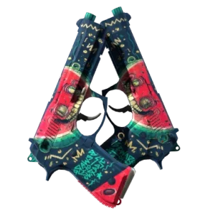 StatTrak™ Dual Berettas | Melondrama (Field-Tested)
