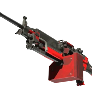 StatTrak™ M249 | System Lock (Well-Worn)