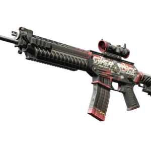 StatTrak™ SG 553 | Cyberforce (Minimal Wear)