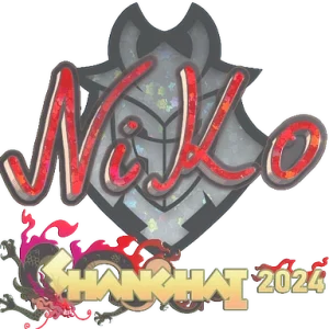 Sticker | NiKo (Glitter) | Shanghai 2024