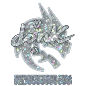 Sticker | donk (Glitter) | Copenhagen 2024