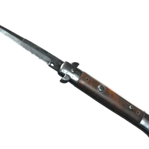 ★ Stiletto Knife | Damascus Steel (Field-Tested)