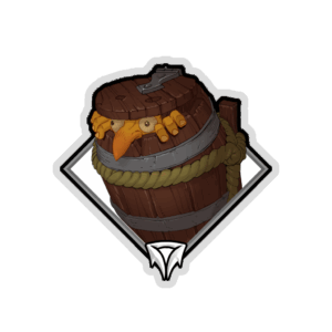 Gold Crownfall Sticker - Spoon
