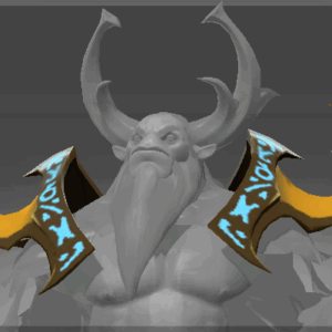 Inscribed Runed Ailettes