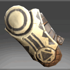 Frozen Bracers of The Howling Wolf