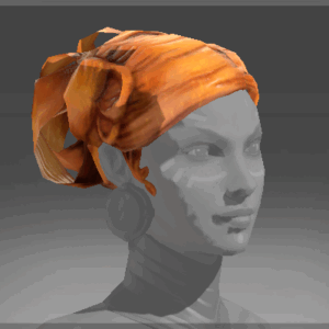 Frozen Curls of Flame
