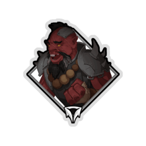 Gold Crownfall Sticker - Brak Baelor