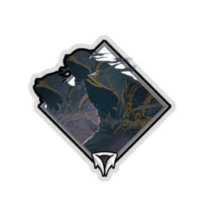 Gold Crownfall Sticker - The Collectors