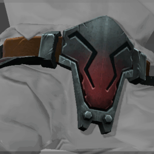 Heroic Tassets of the Red Conqueror