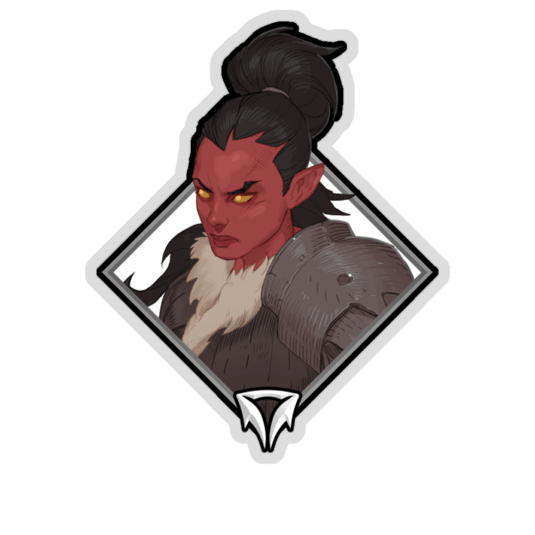 Holo Crownfall Sticker - Sorla Khan