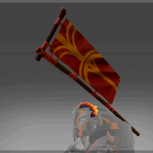 Inscribed Mentor of the High Plains Ceremonial Banner