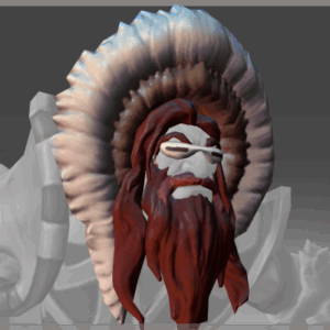 Inscribed Visage of the Arctic Owlbear Clan