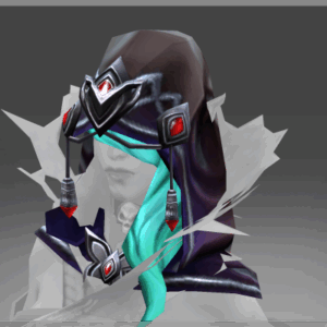 Inscribed Winter Lineage Hood of the Mothbinder