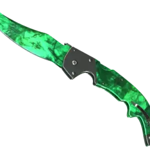 ★ StatTrak™ Falchion Knife | Gamma Doppler Emerald (Minimal Wear)