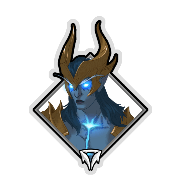 Gold Crownfall Sticker - Dragonus