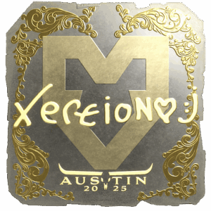 Sticker | xertioN (Gold) | Austin 2025