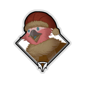 Gold Crownfall Sticker - Bakeet (Parka)