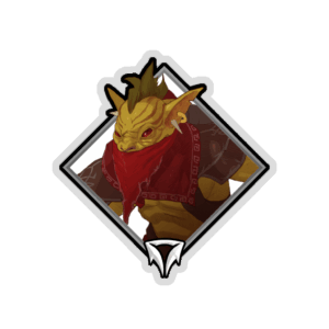 Gold Crownfall Sticker - Gondar