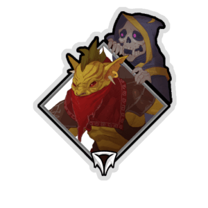 Gold Crownfall Sticker - Gondar (Skeleton)