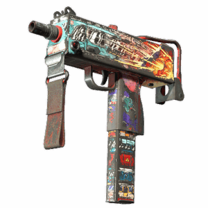 Souvenir MAC-10 | Derailment (Battle-Scarred)