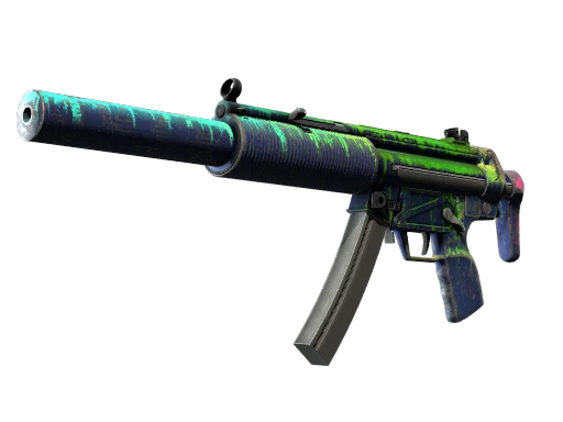 StatTrak™ MP5-SD | Phosphor (Battle-Scarred)