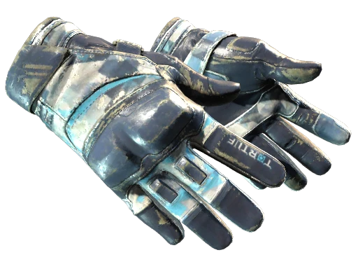 ★ Moto Gloves | Cool Mint (Battle-Scarred)