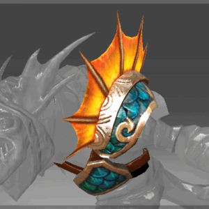 Autographed Pauldron of the Ocean Conqueror