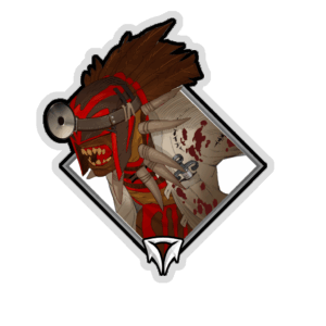 Gold Crownfall Sticker - Bloodseeker