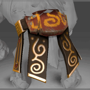 Inscribed Golden Reel Guardian Belt