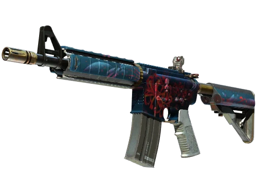 M4A4 | Spider Lily (Well-Worn)