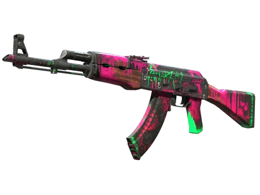 StatTrak™ AK-47 | Neon Revolution (Battle-Scarred)