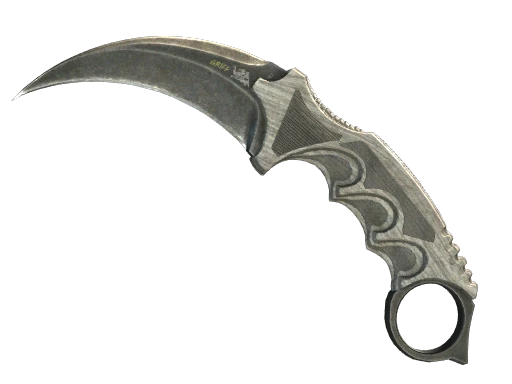 ★ Karambit | Black Laminate (Battle-Scarred)