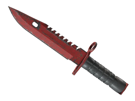 ★ M9 Bayonet | Crimson Web (Well-Worn)
