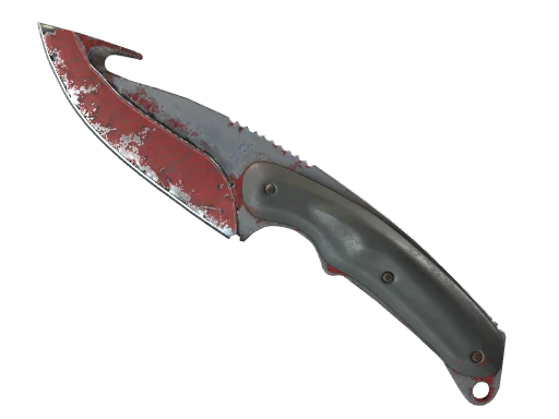 ★ StatTrak™ Gut Knife | Crimson Web (Battle-Scarred)