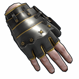 Black Gold Roadsign Gloves