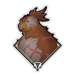 Gold Crownfall Sticker - Gralla