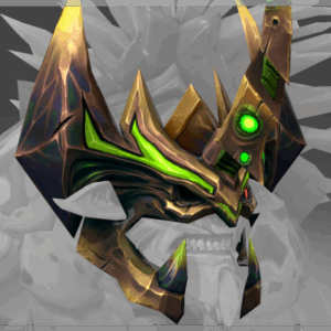 Inscribed Barbarous Blades Mask