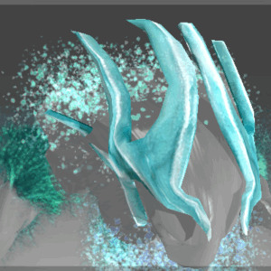 Inscribed Crown of the Falling Comet