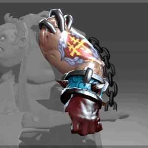 Inscribed Emblazoned Arm of Delicacies of Butchery