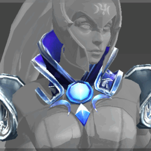 Inscribed Epaulets of the Lucent Rider