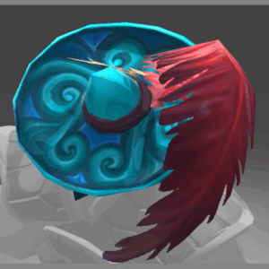 Inscribed Feathered Hat of the Corridan Maestro