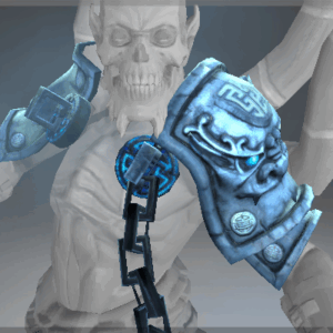 Inscribed Frozen Emperor's Guardian Lion