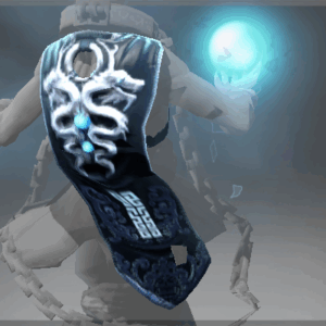 Inscribed Frozen Emperor's Twin Dragon Cape