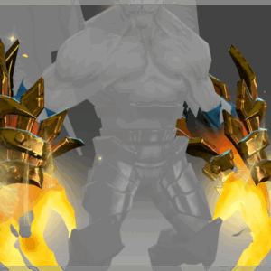 Inscribed Golden Shadow of the Dark Age