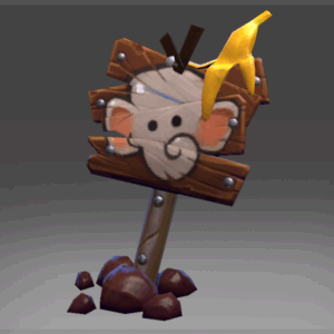 Inscribed Pachyderm Powderwagon Sign