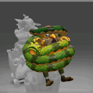 Inscribed Pachyderm Powderwagon Spoon