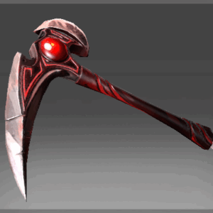 Inscribed Red Mist Reaper's Scythe