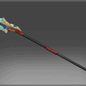 Inscribed Spear of Teardrop Ice