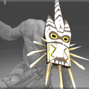 Inscribed Tribal Totem Mask